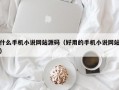 什么手机小说网站源码（好用的手机小说网站）