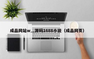 成品网站w灬源码1688小说（成品网页）