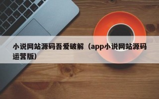 小说网站源码吾爱破解（app小说网站源码运营版）