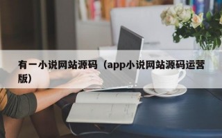 有一小说网站源码（app小说网站源码运营版）