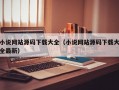 小说网站源码下载大全（小说网站源码下载大全最新）